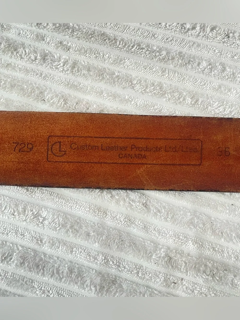 Vintage Joffre Alta Alberta Canada Solid Brass Belt - Picture 5 of 9
